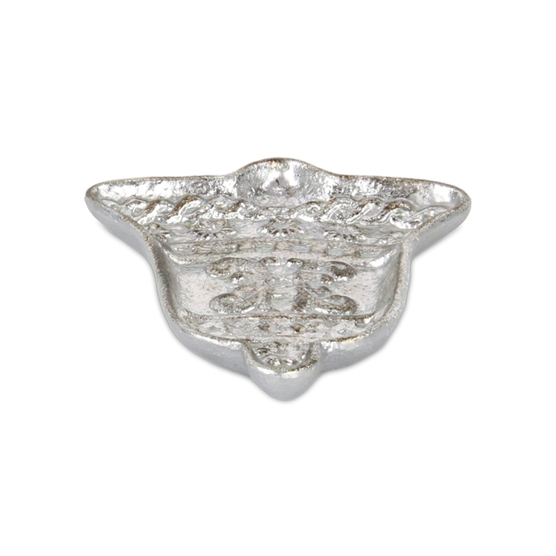 Christmas Bell Cast Silver Gold Catchall Dish
