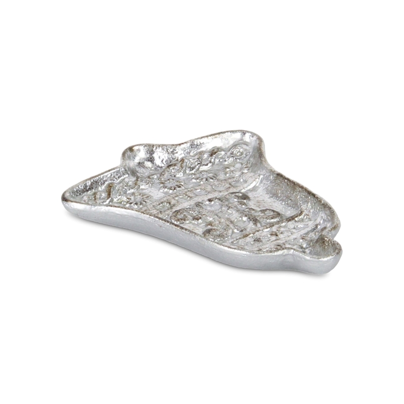 Christmas Bell Cast Silver Gold Catchall Dish