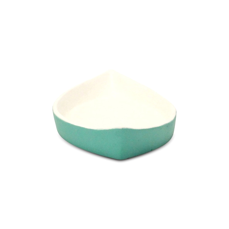 Saoirse Teal & White Cast Iron Boat Dish