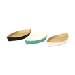 Saoirse White & Gold Cast Iron Boat Dish