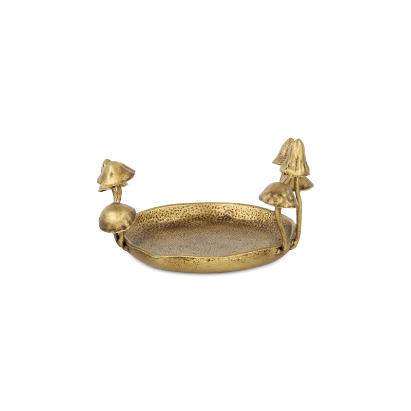Qinrie Cast Iron Catchall Forest Fungi Tray