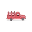 Menica Rustic Cast Iron Red Truck Decor