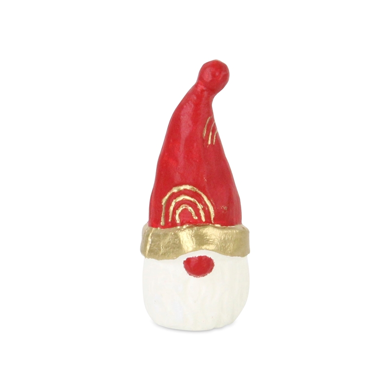 Santa Gnome Cast Iron Table Decor - Small