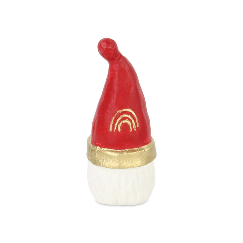 Santa Gnome Cast Iron Table Decor - Small