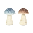 Hareton Cast Iron Blue & White Forest Fungi Decor