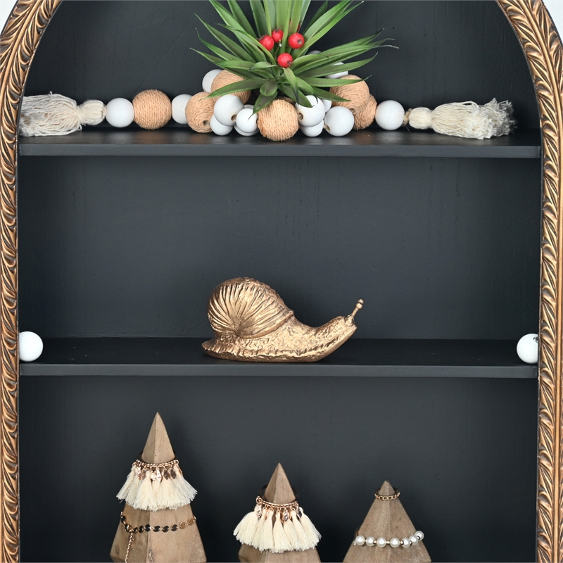 Verdor Golden Snail Cast Iron Decor