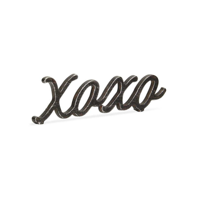 Milena Cast Iron Table Decor - XOXO