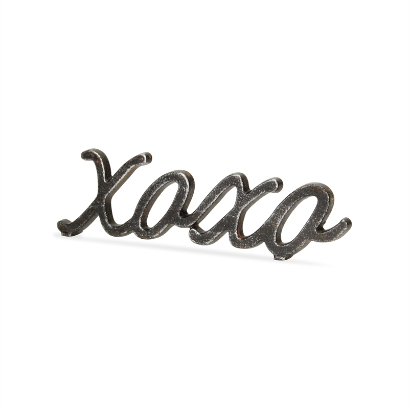 Milena Cast Iron Table Decor - XOXO