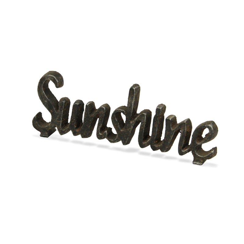 Norah Cast Iron Table Decor - Sunshine