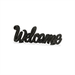 Ingrid Elegant Cast Iron Table Decor - Welcome