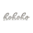 Clara hohoho Silver Cast Iron Table Sign