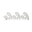 Clara hohoho Silver Cast Iron Table Sign