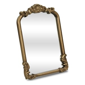 Briseis 11.75 Inch Rectangular Table Mirror - Gold