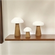 Hareton Forest Fungi Table Decor - Brown and White - Medium