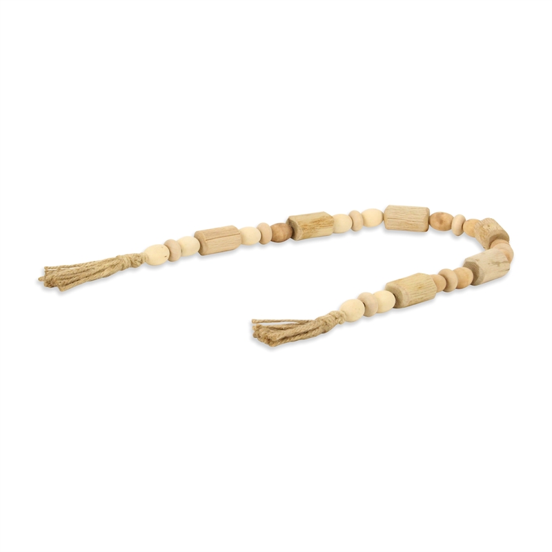 Wistan Hanging 4 Wood Bead Design Garland Decor