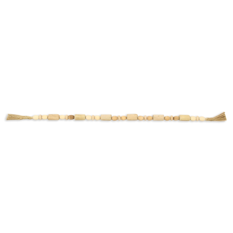 Wistan Hanging 4 Wood Bead Design Garland Decor