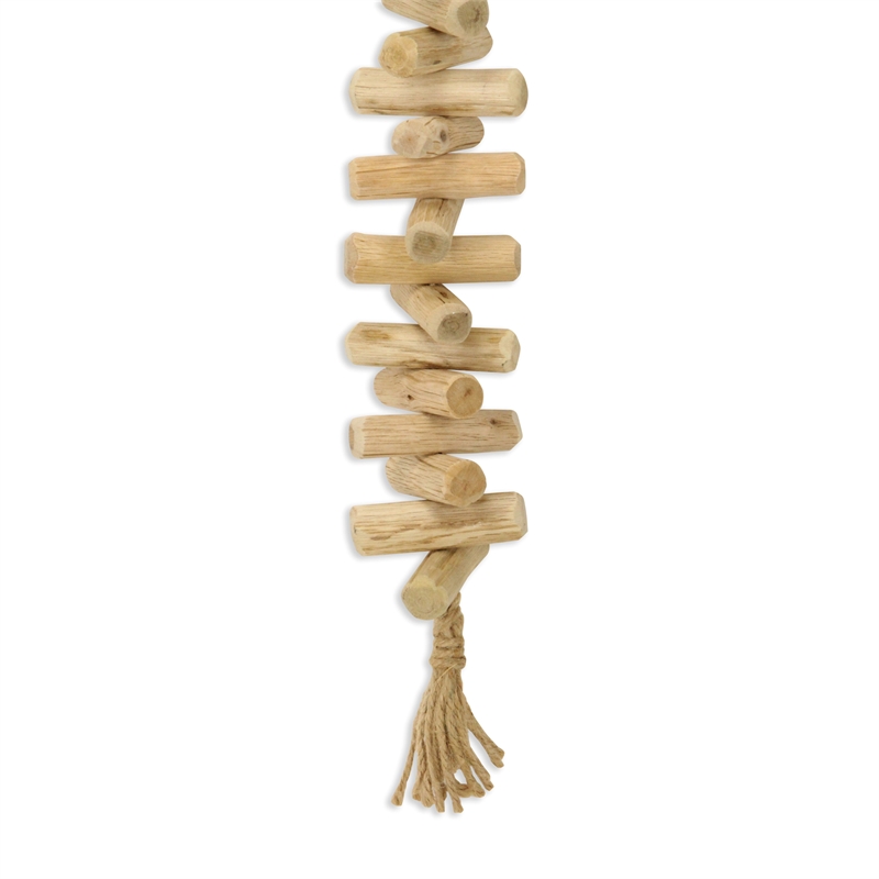Wistan Hanging Wood Bar Tassel Decor - Small