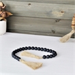 Akaida Dark Blue Wooden Bead Garland Decor