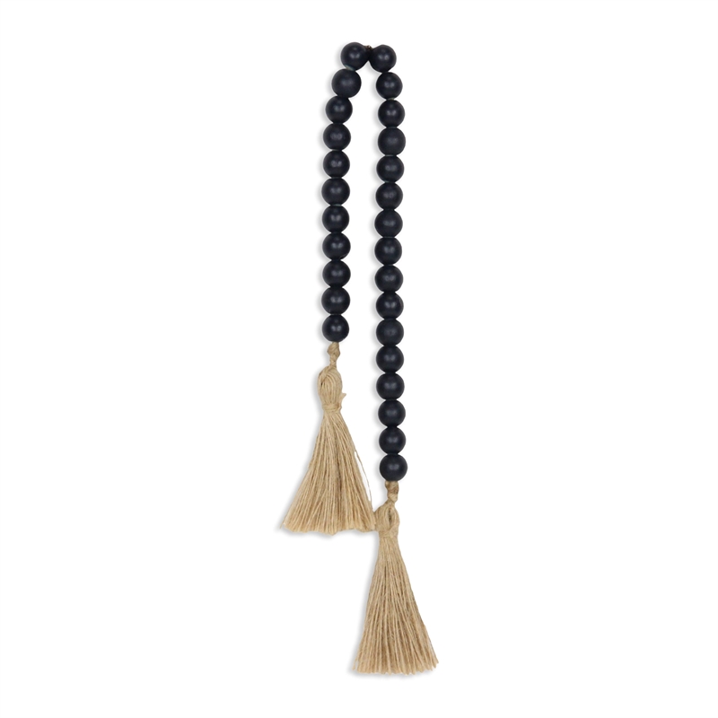 Akaida Dark Blue Wooden Bead Garland Decor