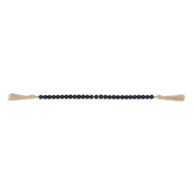 Akaida Dark Blue Wooden Bead Garland Decor