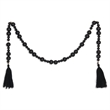 Akaida Black Wooden Mixed Bead Garland Decor