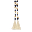 Kira Brown Blue and White Beaded Garland