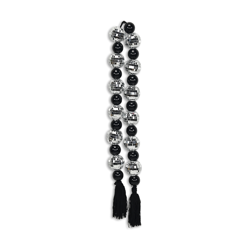 Luminis Disco Ball Themed Beaded Garland