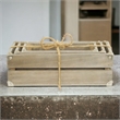 Rustic Farmstead Studded Rectangular Wood Crate Set