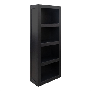 Bridgevine Home Harbor 60&quot High Bookshelf with Clove Finish
