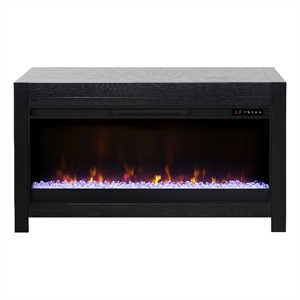 Bridgevine Home Harbor 47&quot Base Platform with Fireplace in Clove Finish