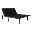 Bridgevine Home Queen Size Adjustable Bed Frame with Voice Controls in Black