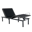 Bridgevine Home Twin XL Size Adjustable Bed Frame with Voice Controls in Black