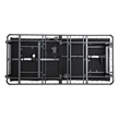 Bridgevine Home Twin XL Size Adjustable Bed Frame with Voice Controls in Black