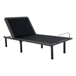 Bridgevine Home Twin XL Size Adjustable Bed Frame with Voice Controls in Black