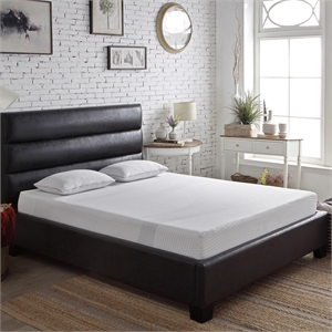 Bridgevine Home 8&quot Queen Mattress with Copper-Infused Memory Foam in White