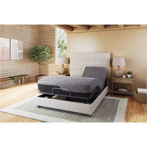 Bridgevine Home 11&quot Full Size Mattress with 3-Layer Memory Foam in Gray