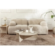 ASIR Hanah Home Orion Coffee Table in Travertine