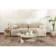 ASIR Hanah Home Orion Coffee Table in Travertine