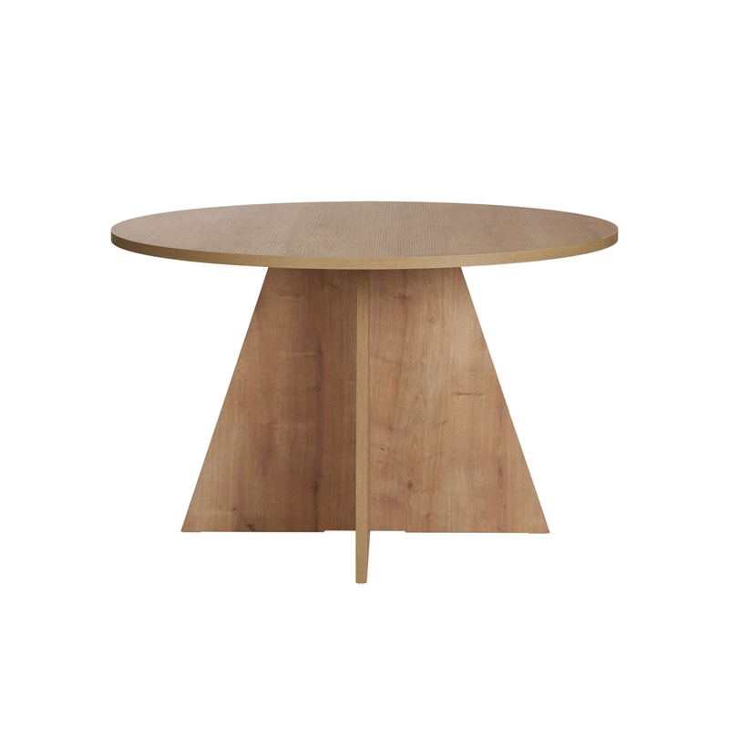 ASIR Hanah Home Virella Dining Table in Sapphire Oak