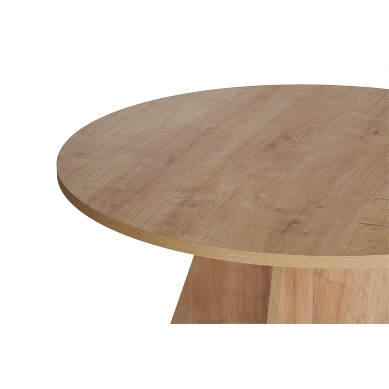 ASIR Hanah Home Virella Dining Table in Sapphire Oak