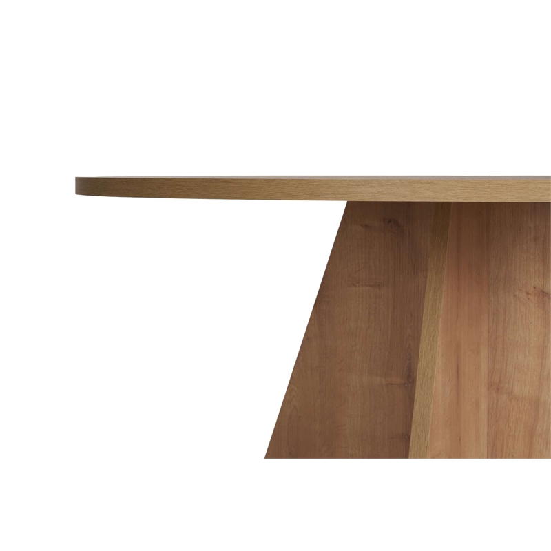 ASIR Hanah Home Virella Dining Table in Sapphire Oak
