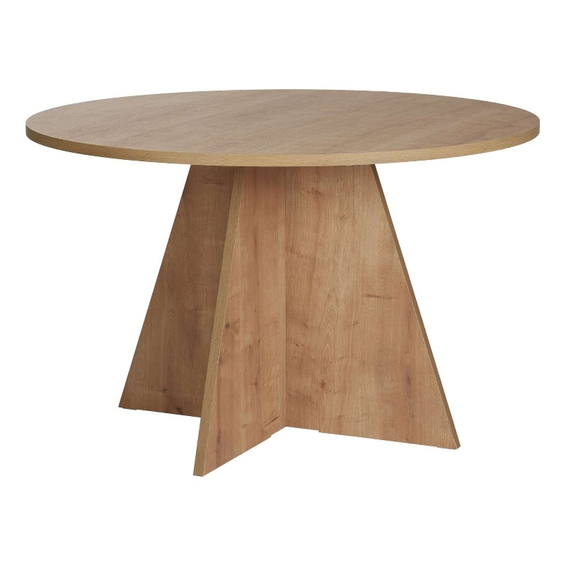 ASIR Hanah Home Virella Dining Table in Sapphire Oak