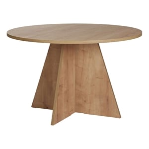ASIR Hanah Home Virella Dining Table in Sapphire Oak