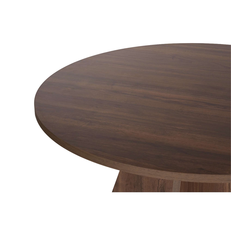 ASIR Hanah Home Virella Dining Table in Venezia Walnut