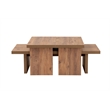 ASIR Hanah Home Sanctuary Coffee Table in Atlantic Pine