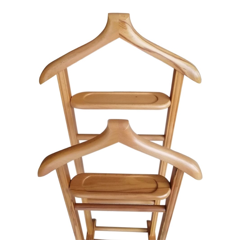 ASIR Hanah Home Beta Double Valet Stand in Natural