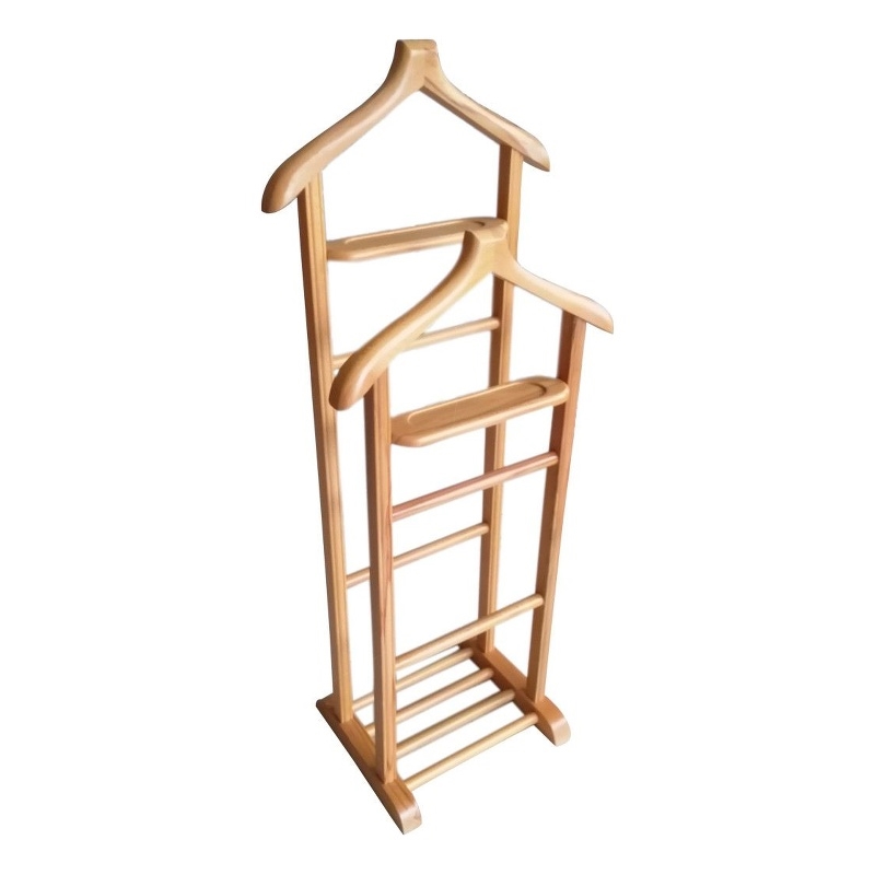 ASIR Hanah Home Beta Double Valet Stand in Natural