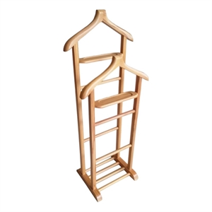 ASIR Hanah Home Beta Double Valet Stand in Natural