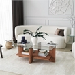 ASIR Hanah Home Babylon Coffee Table in Wood