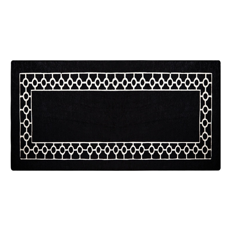ASIR Conceptum (80 x 200) Hypnose Bague Carpet in Black